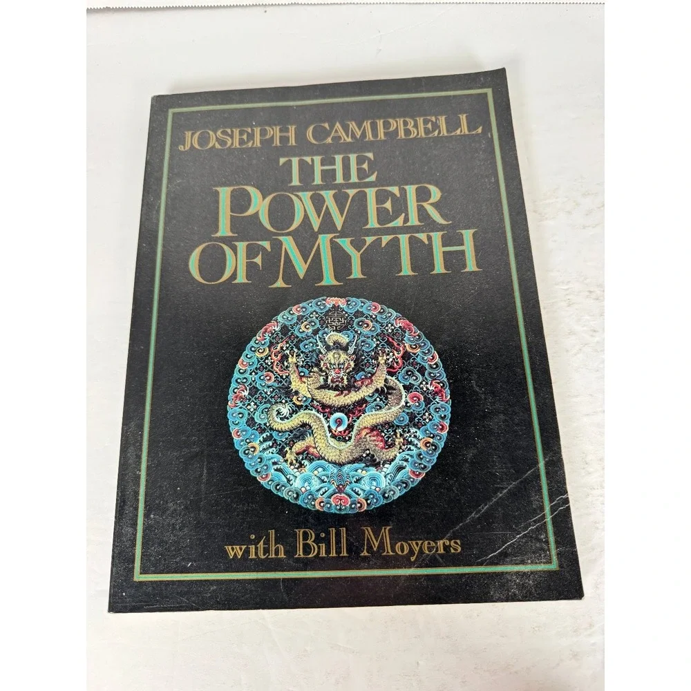 Power of Myth Joseph Campbell 1988 Illustrated Mythology Doubleday Paperback